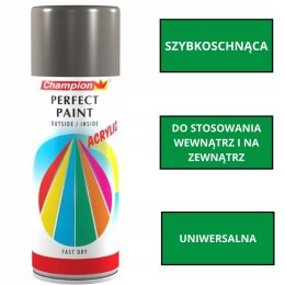 Farba akrylowa uniwersalna Spray 0.4L Champion RAL 7011