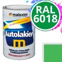 Farba renowacyjna Autolakier RAL 6018 Zielony Wiosenny 1L Malexim