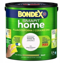 Farba ceramiczna ścienna Bondex 2,5L Lekko różowy mat
