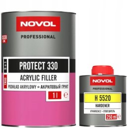 Podkład akrylowy Novol Protect 330 1L czarny + utwardzacz 0,2L