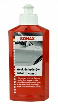 Wosk do lakierów metalizowanych 250 ml SONAX