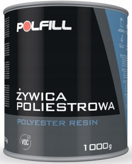 Żywica poliestrowa Polfill 1kg + utwardzacz