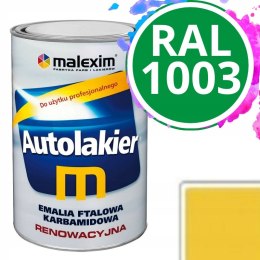 Farba renowacyjna Autolakier RAL 1003 Żółty 1L Malexim