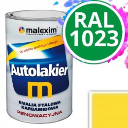 Farba renowacyjna Autolakier RAL 1023 Żółty Drogowy 1L Malexim