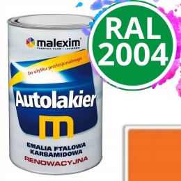 Farba renowacyjna Autolakier RAL 2004 Pomarańczowy 1L Malexim
