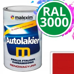 Farba renowacyjna Autolakier RAL 3000 Czerwony 1L Malexim