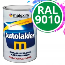 Farba renowacyjna Autolakier RAL 9010 Biały 0.7L Malexim