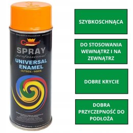 Farba uniwersalna Spray 0.4L Champion RAL 1028