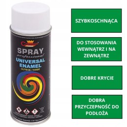 Farba uniwersalna Spray 0.4L Champion RAL 9010 Połysk
