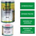 Lakier Akrylowy Aspen RAL 9005 POŁYSK 1,5 L