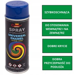 Farba uniwersalna Spray 0.4L Champion RAL 5010