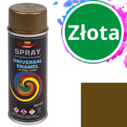 Farba uniwersalna Spray 0.4L Champion Złota