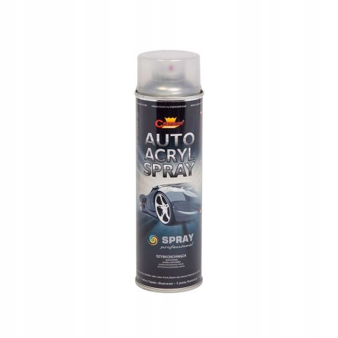 Lakier akrylowy Auto Acryl Spray 0.5L Champion Bezbarwny