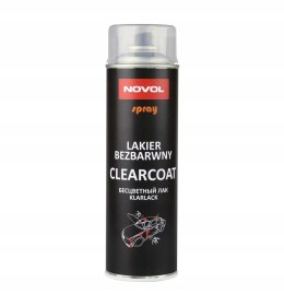 Lakier bezbarwny Clearcoat Spray Połysk Novol