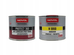 Podkład epoksydowy antykorozyjny Protect 360 Novol 0.4L Szary + utwardzacz 0.4L