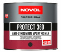 Podkład epoksydowy antykorozyjny Protect 360 Novol 0.4L Czarny + utwardzacz 0.4L