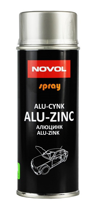 Spray antykorozyjny do stali Novol Alu-Cynk 400ml