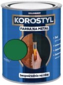 KOROSTYL Farba Bezpośrednio na rdzę 0.7L Półmat Zielony Ciemny RAL 6005